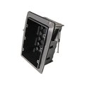 Skilledpower Electrical Box, 54 cu in, Rectangular Box, 3 Gang, PVC, Rectangular SK708520